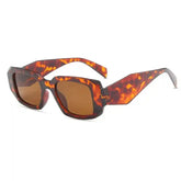 Y2K Aesthetic Square Irregular Temple Sunglasses